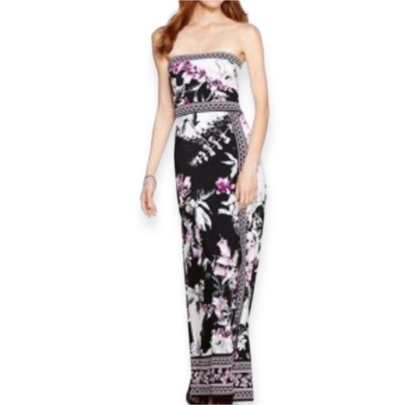 White House Black Market Dresses & Skirts - White House Black Market Strapless Maxi Dress